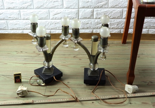 Art Deco Tischleuchter antik