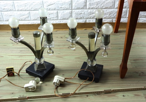 Art Deco Tischleuchter antik