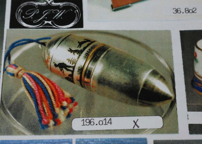 Fingerhut Nähzeug antik Jäger
