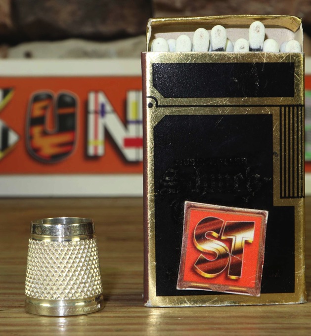 Fingerhut Sterling Silber Schneider offen