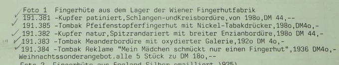 Fingerhut Wien Schlangen Bordüre