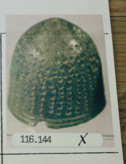 Fingerhut antik Eichelhütchen Acorn