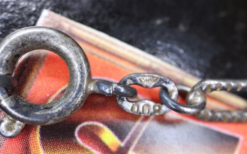 Halskette Silber antik Kreuz Jesus Pfarrer Geistlicher