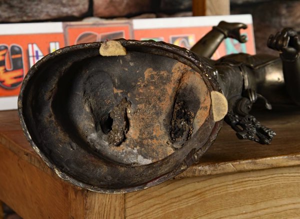 Asiatika Bronze Skulptur antik Frau Indien