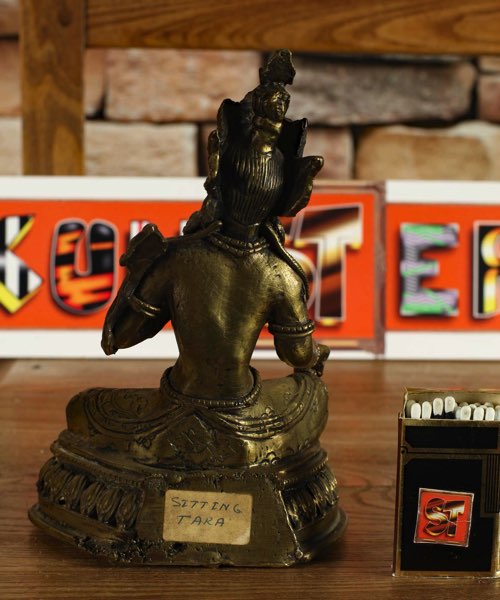 Asiatika Buddha Bronze sitting Tara