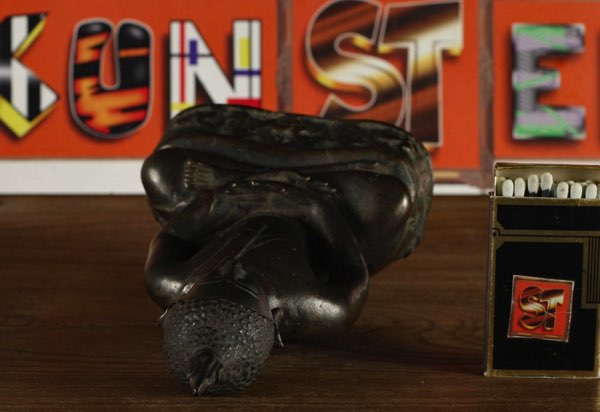 Asiatika Buddha Bronze sitzend Lotussitz