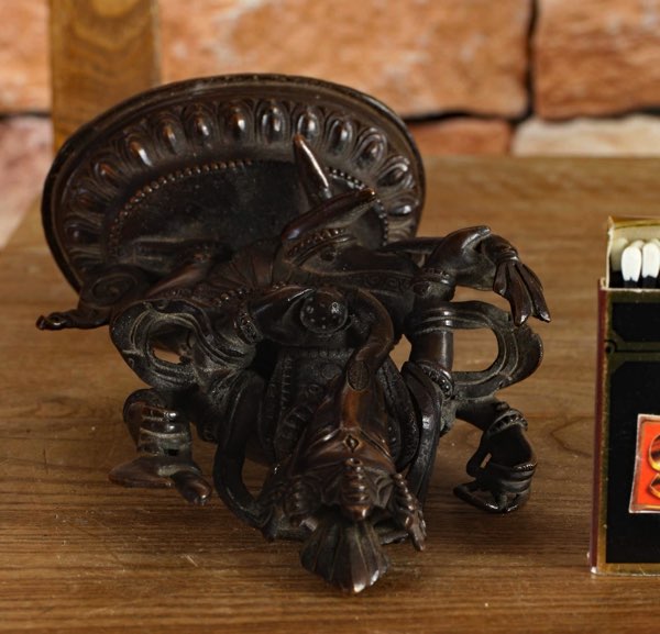 Asiatika Buddha Ganesha Bronze