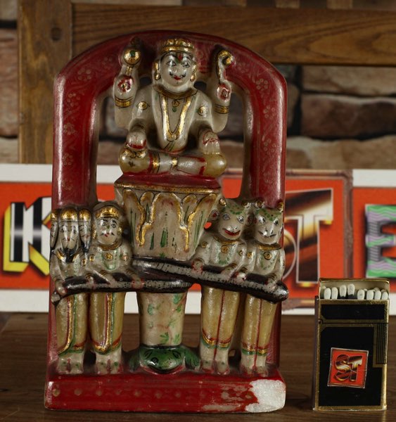 Asiatika Buddha Tempel Indien Marmor