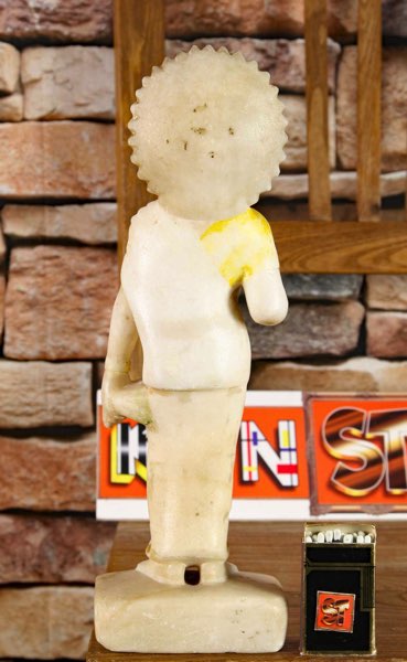 Asiatika Figur Stein antik Gottheit