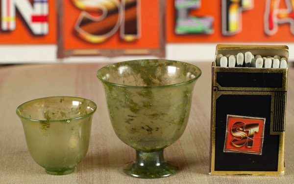 Asiatika Jade zwei Becher