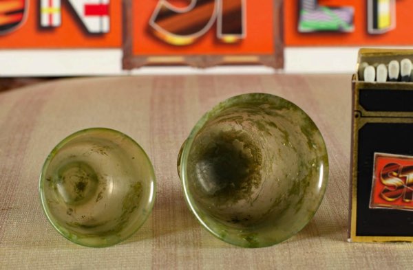 Asiatika Jade zwei Becher