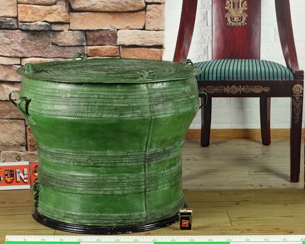 Asiatika Regentrommel antik 37KG
