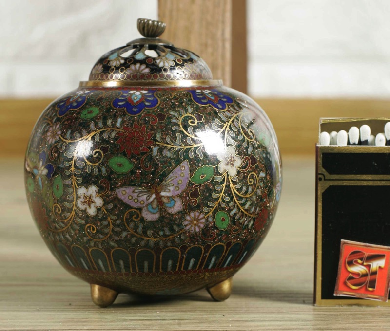 Cloisonne Dose Asiatika