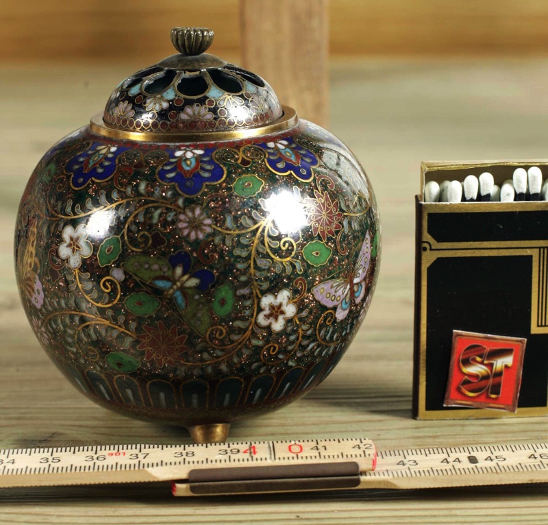 Cloisonne Dose Asiatika