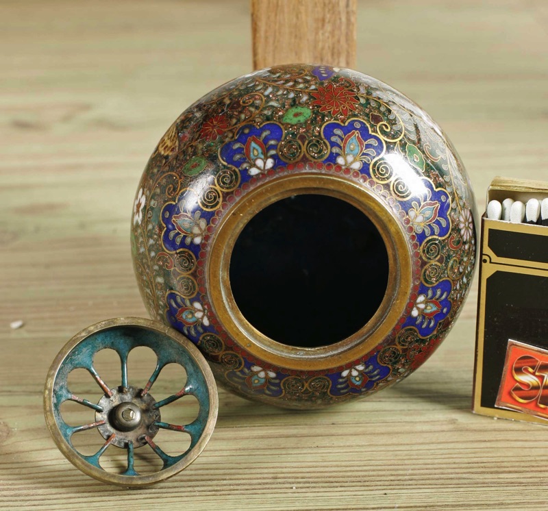Cloisonne Dose Asiatika