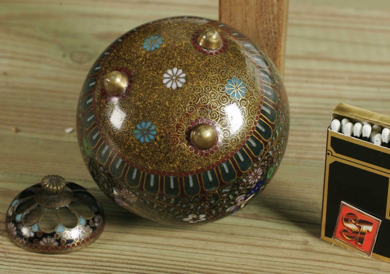 Cloisonne Dose Asiatika
