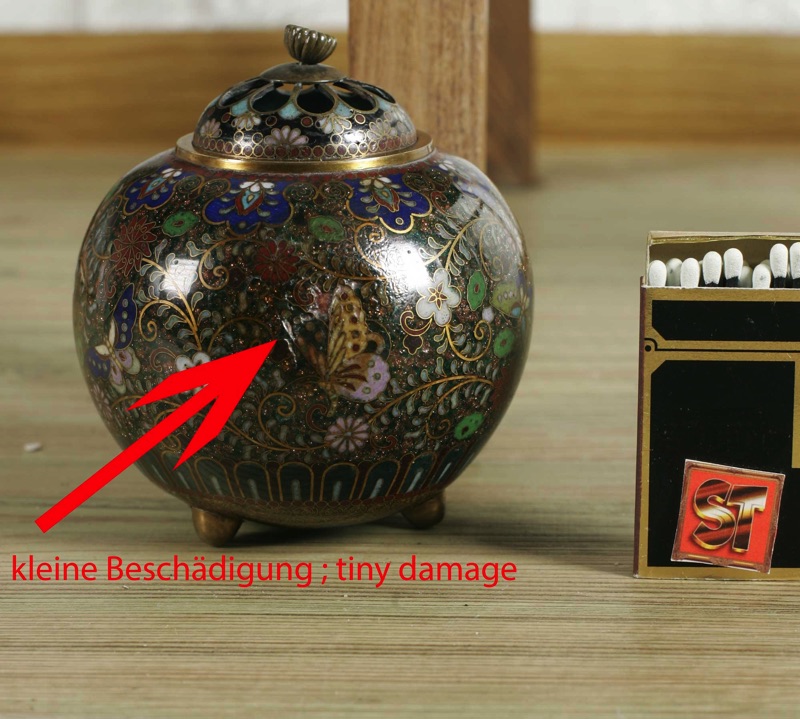 Cloisonne Dose Asiatika