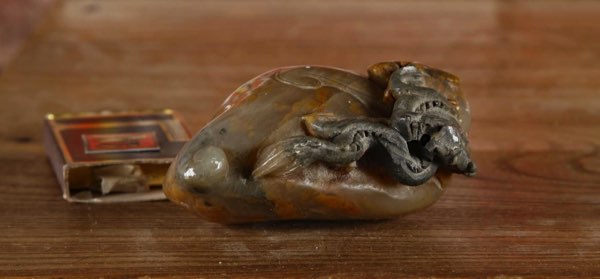 Drache Adler Skulptur China Stein Asiatika