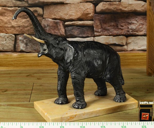 Elefant Bronze Skulptur Asiatika Japan antik