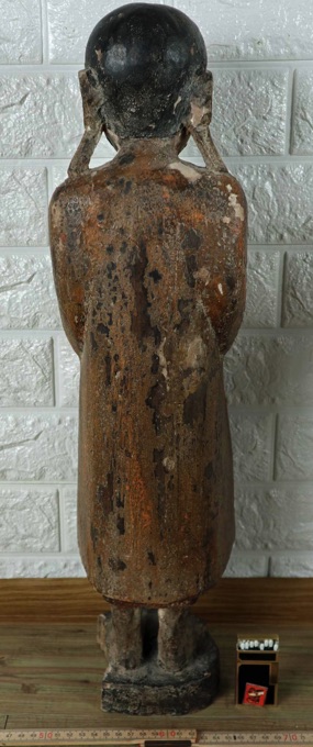 Figur Asiatika antik Tempel Gewand