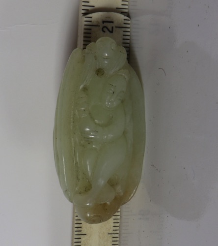 Jade Miniatur China Anhänger Buddha