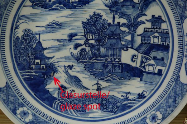 großer Teller China Asiatika antik