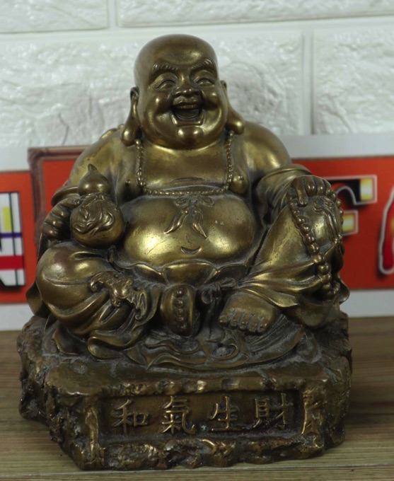 lachender Budda Bronze Asiatika China