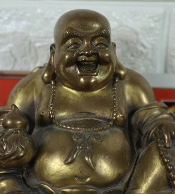 lachender Budda Bronze Asiatika China