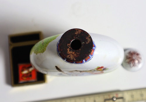 snuffbottle China signiert Asiatika