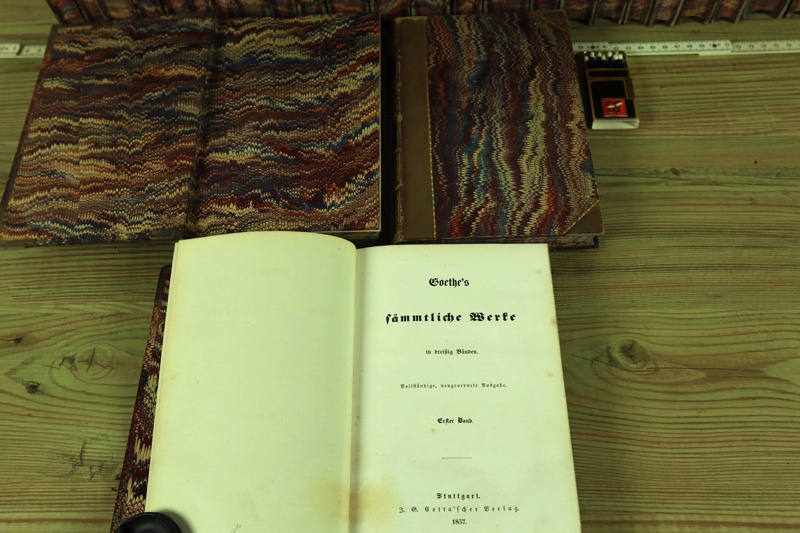 30 Bände Bücher Goethes sämmtliche Werke Stuttgart 1857