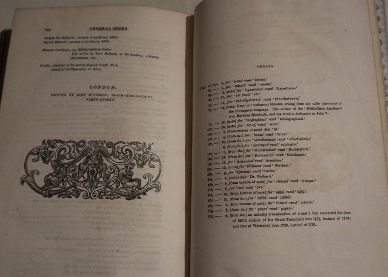 Bibliomania or Book of Madness Buch antik London 1811