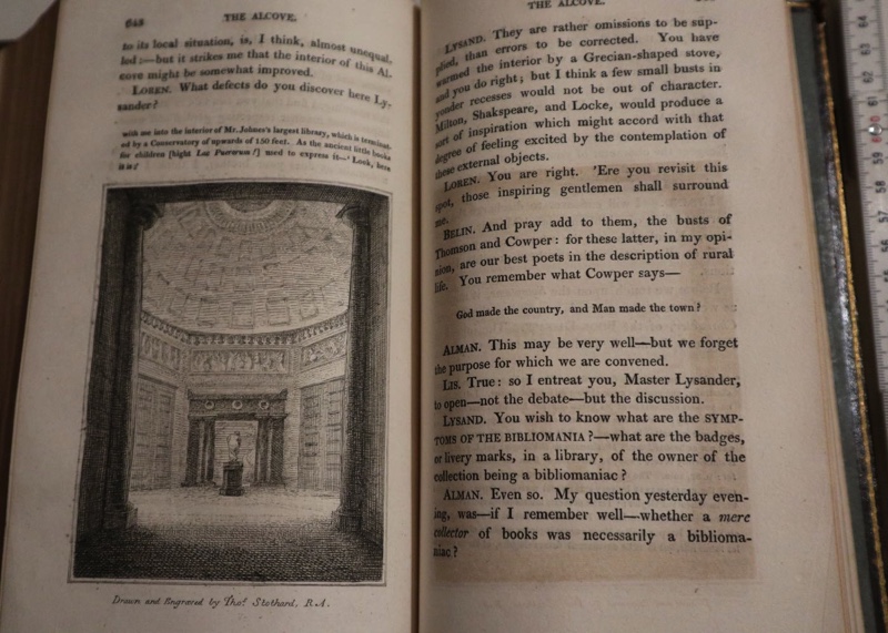 Bibliomania or Book of Madness Buch antik London 1811