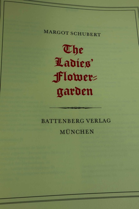 Buch the ladies flowergarden Margot Schubert Battenberg 1980