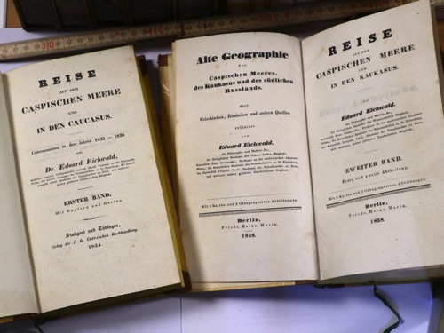 Eichwalds Reise auf dem caspischen Meer 2 Bände Bücher