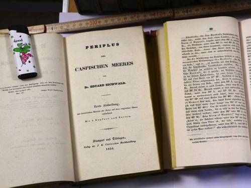 Eichwalds Reise auf dem caspischen Meer 2 Bände Bücher