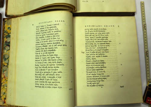 Euripidis Tragediae Euripidis quae extant omnia ex libris Duke of Portland 1778 4 Bände