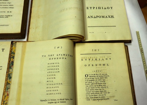 Euripidis Tragediae Euripidis quae extant omnia ex libris Duke of Portland 1778 4 Bände