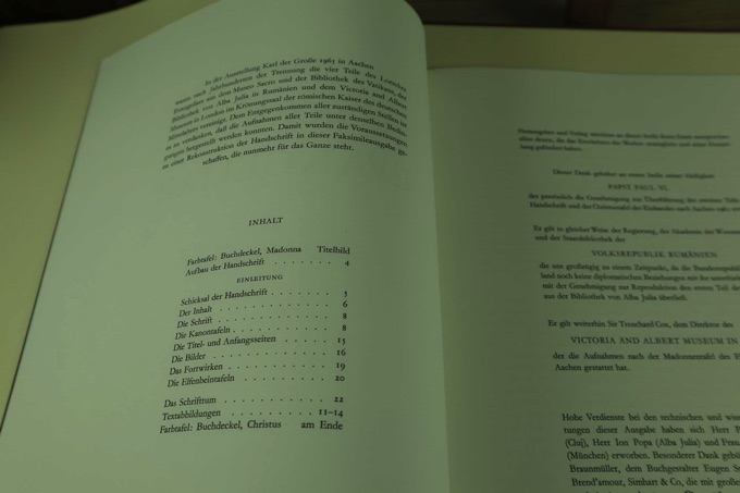 Faksilmile Buch das Lorscher Evangilar Prestel 1967
