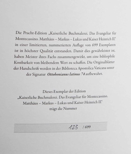 Faksimile Buch kaiserliche Buchmalerei