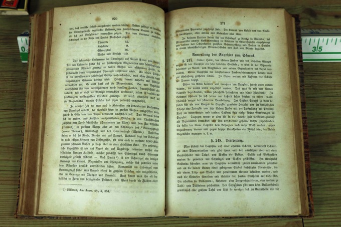 Handbuch der Edelsteinkunde 1860 Brockhaus Kluge