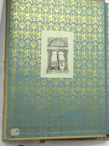 Heraldischer Atlas antik 1899 Ströhl Ex Libris Grunelius