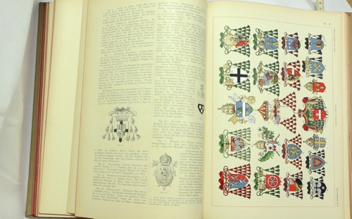 Heraldischer Atlas antik 1899 Ströhl Ex Libris Grunelius