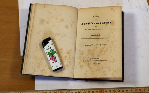 Kunstkennerschaft 1834 Buch