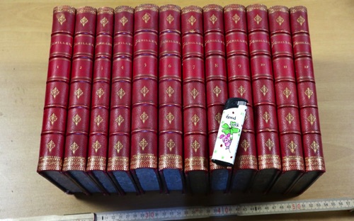 Schiller 1862 Stuttgart 12 Bände Bücher
