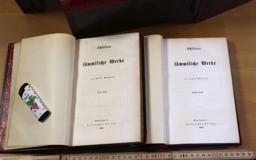Schiller 1862 Stuttgart 12 Bände Bücher