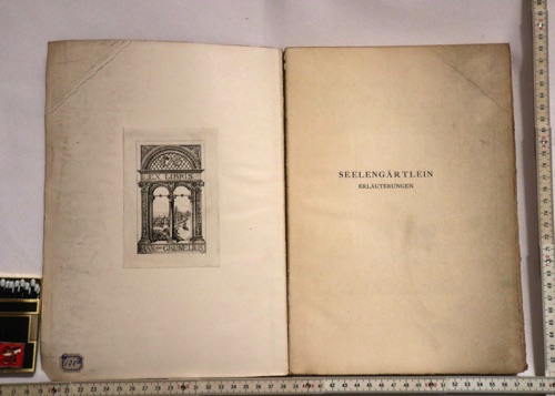 Seelengärtlein Erläuterungen Dörnhöffer 1911