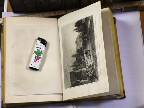 Tom Bleson views of the Rhine London 1832 Buch antik