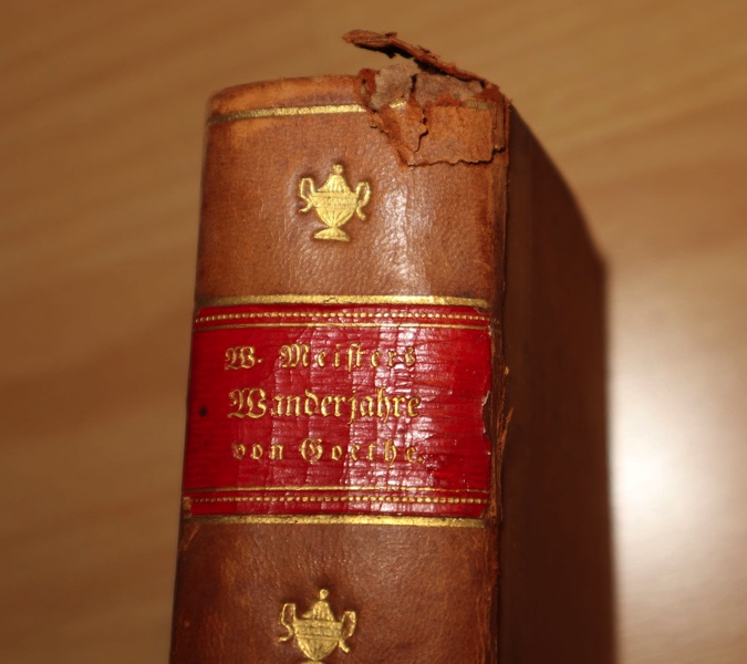 Wilhelm Meisters Wanderjahre Goethe Stuttgard 1821