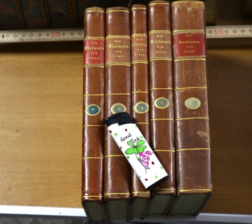 der Kaufmann von Carl Crueger 5 Bände hamburg 1820 bücher