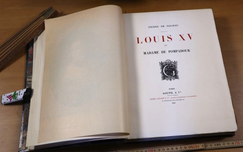 nolhac louis xv 1903 Paris Buch